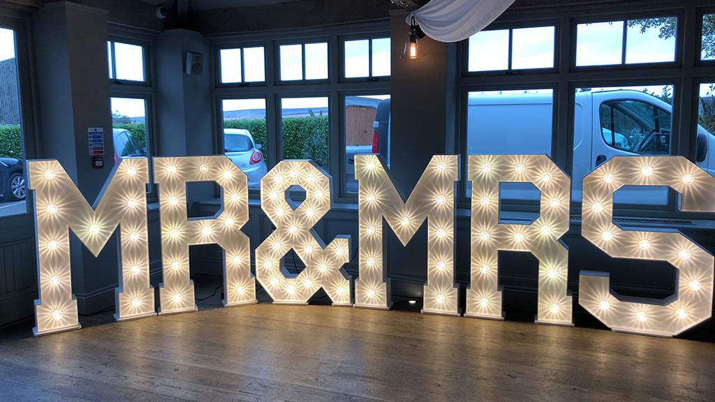 Led Lettering Event LED Letter & Number Lights Liverpool - Light Up Events North West